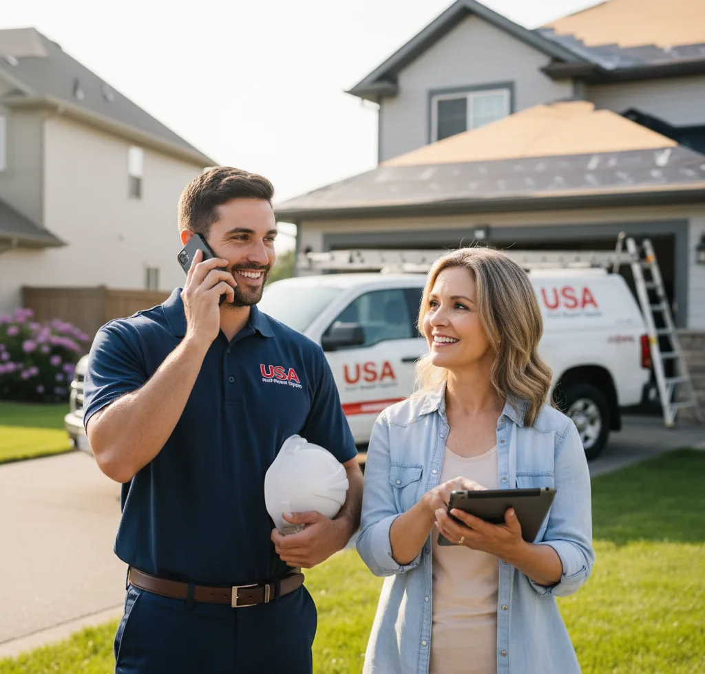 USA Roof Repair Experts customer support in New Sharon